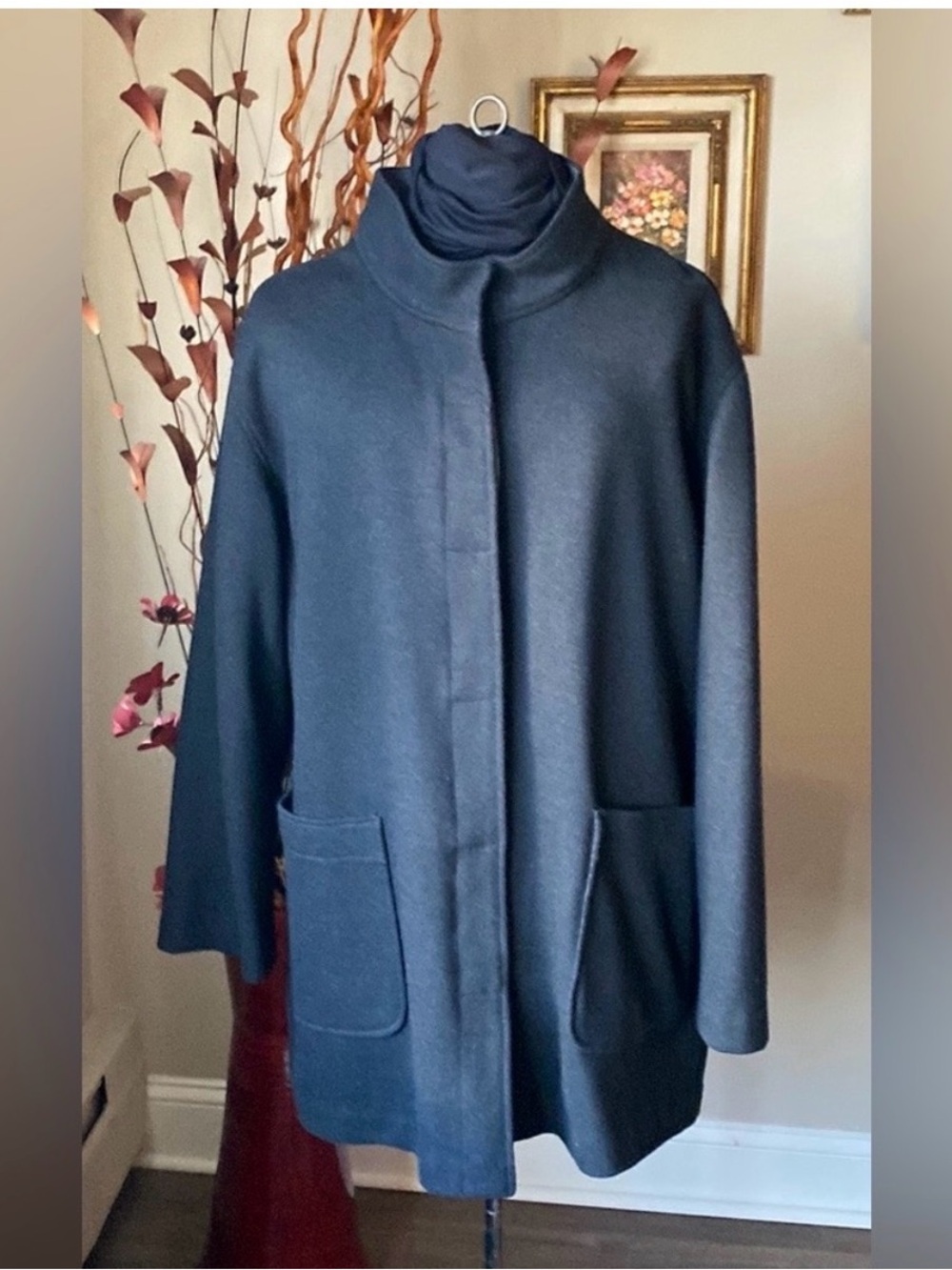Linden Hill Gray Unconstructed Jacket | 1X